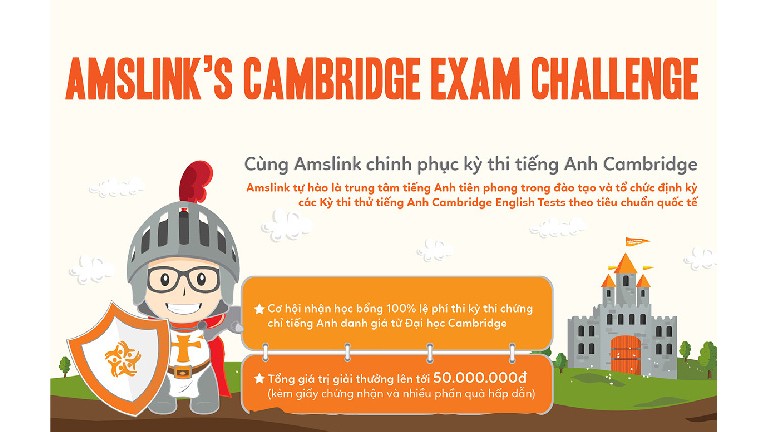 PHÁT ĐỘNG KỲ THI AMSLINK'S CAMBRIDGE EXAM CHALLENGE LẦN 1